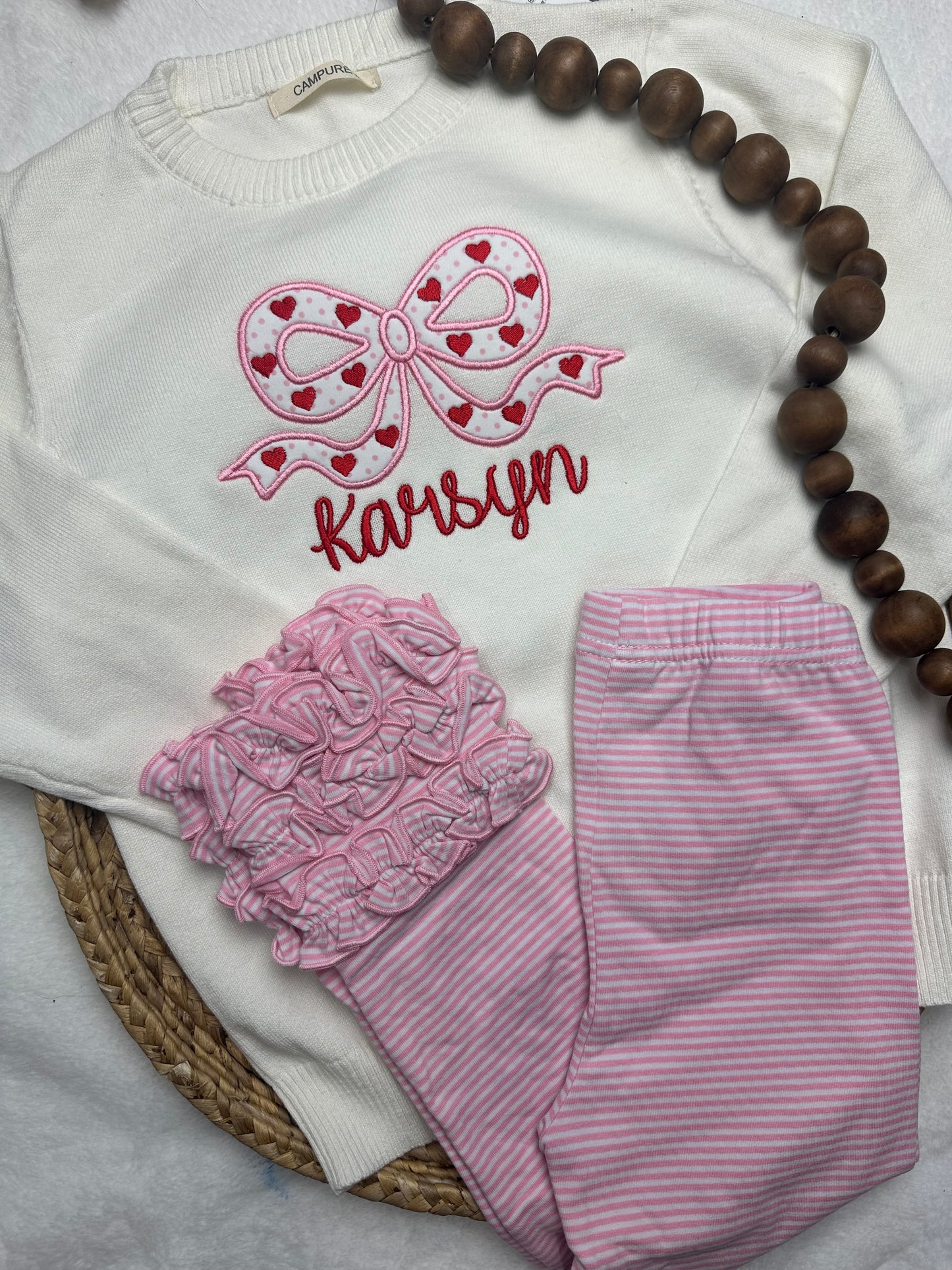 Valentine’s Bow Sweater