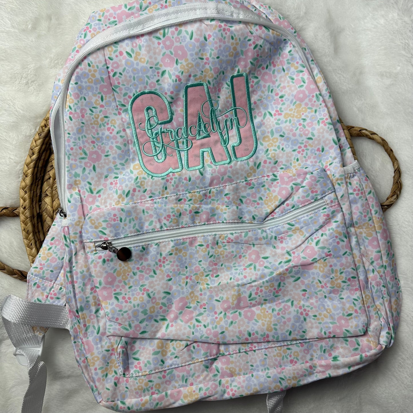 Floral Backpack & Lunchbox