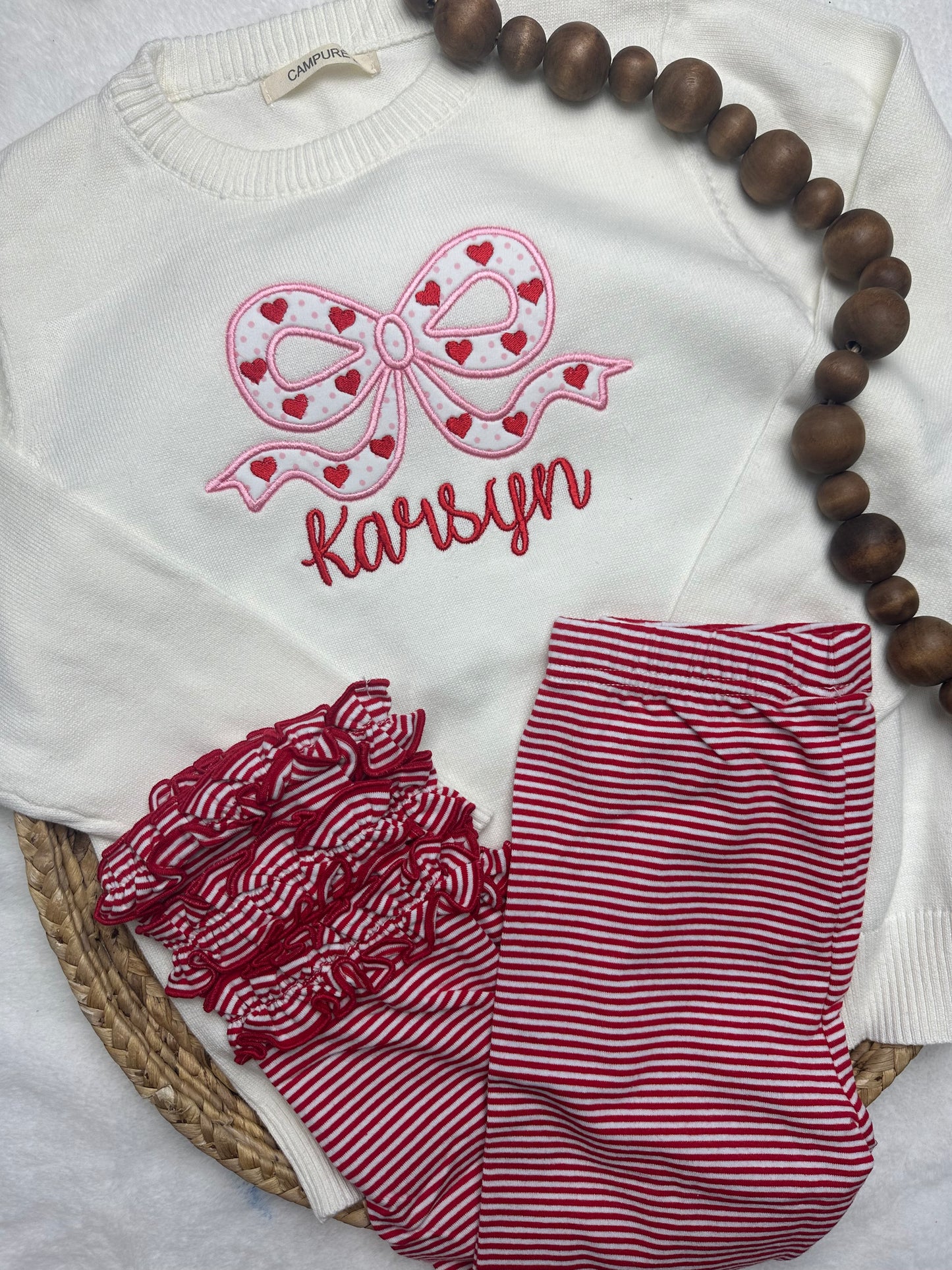 Valentine’s Bow Sweater