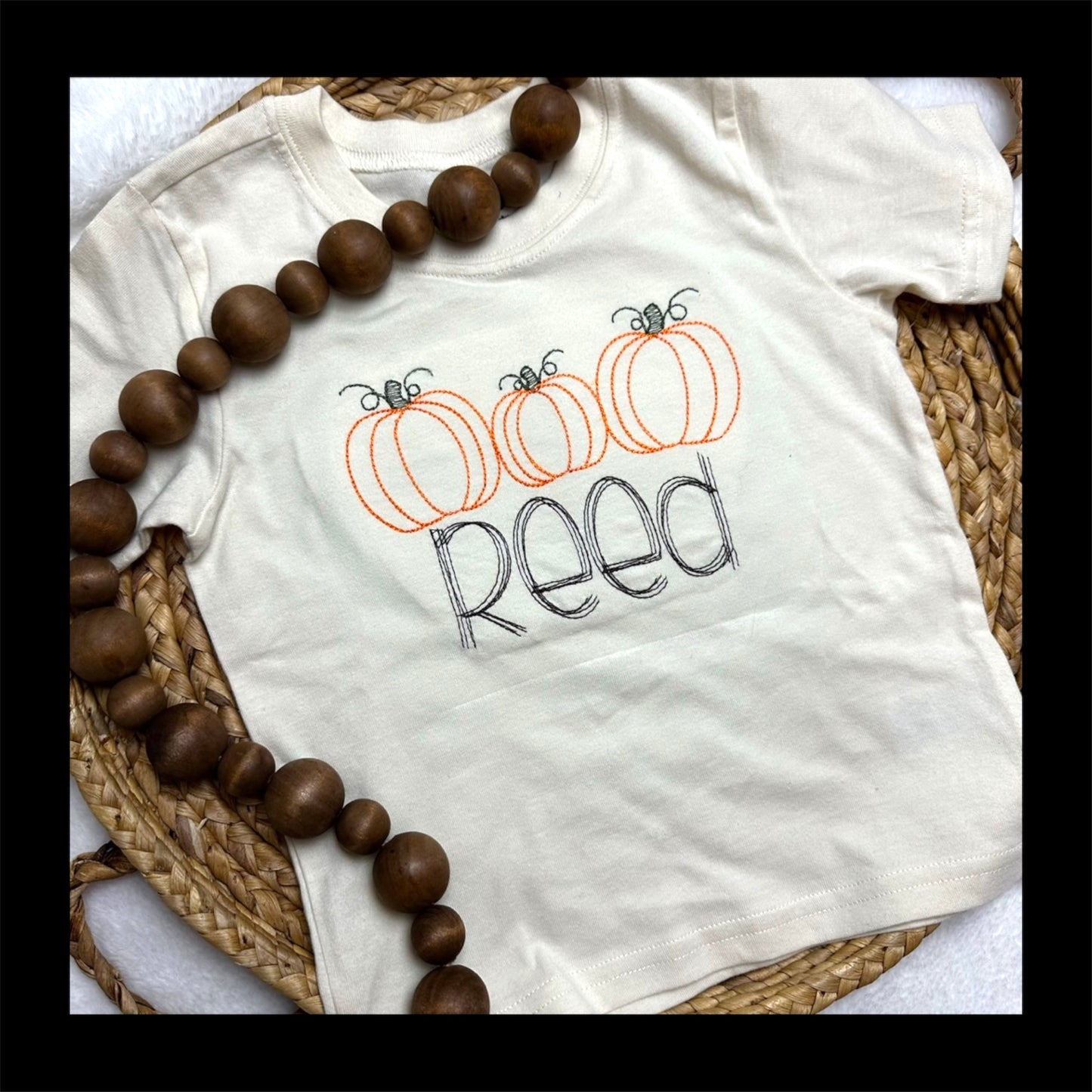 Stitched Pumpkin Trio