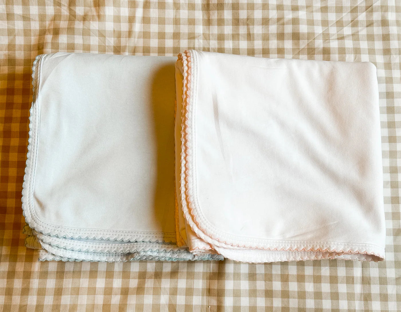 Cotton Picot Trim Blanket