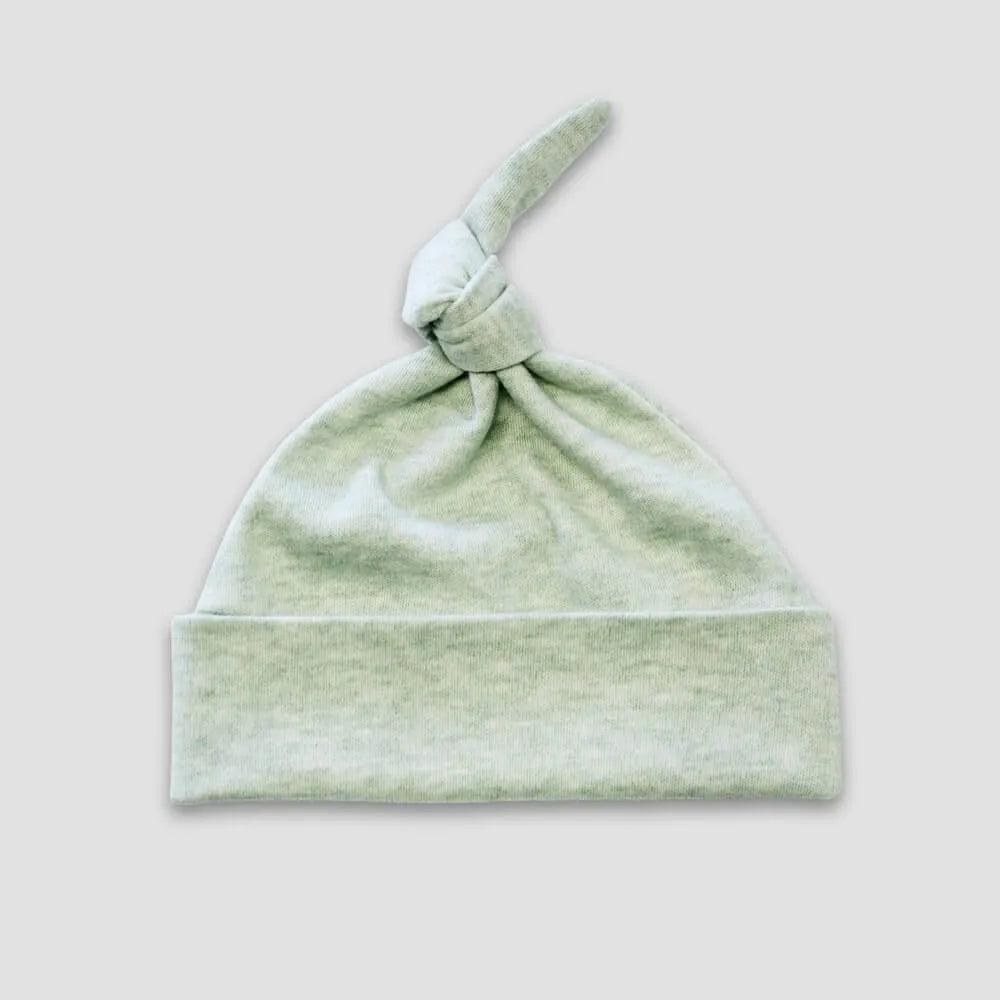 0/3m Sage Green Romper & Hat Set