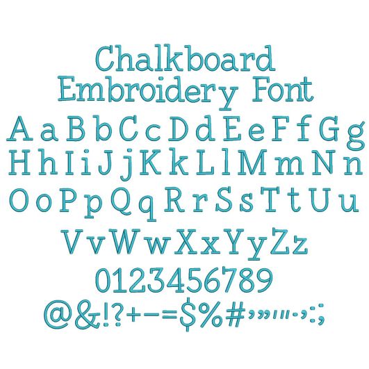 Chalkboard Font
