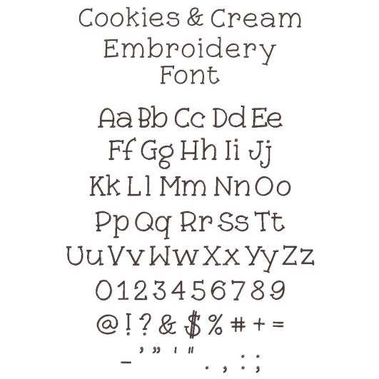 Cookies & Cream Font