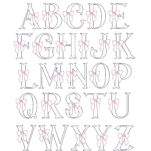 Bow Bean Alphabet