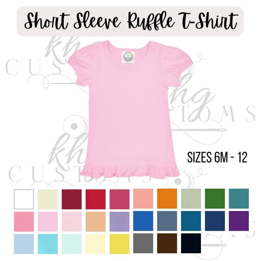 Short Sleeve Ruffle T-Shirt