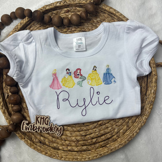 Princess Sketch Shirt