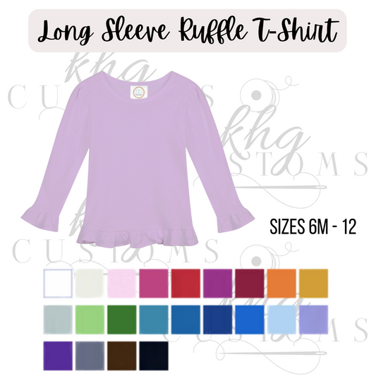 Long Sleeve Ruffle T-Shirt