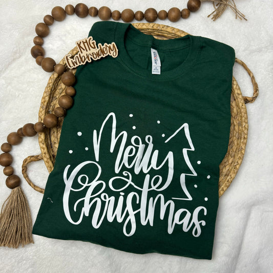 Medium “Merry Christmas” Long Sleeve