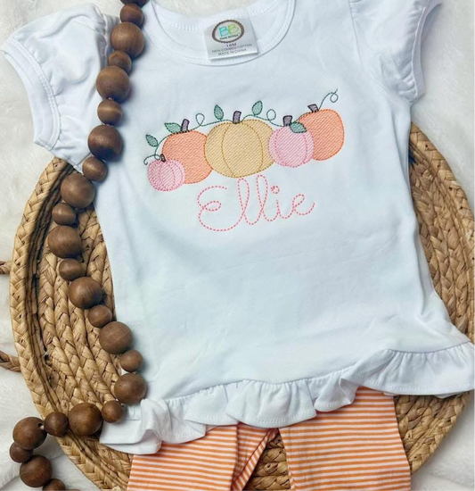 Pumpkins on the Vine