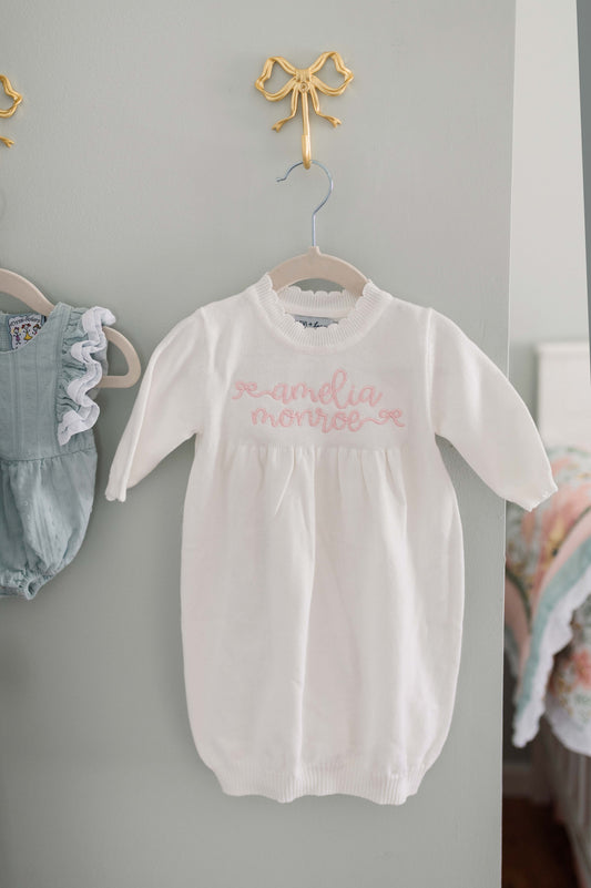 Knit Baby Gown