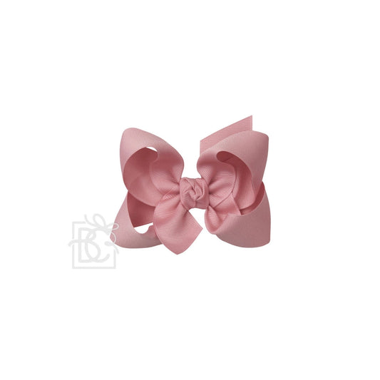 4.5" Mauve Grosgrain Bow (Large)