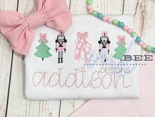 Nutcracker Sketch - Girly Colors