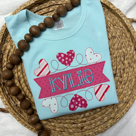 Heart Banner Valentine’s Shirt