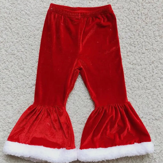Velvet Santa Bells