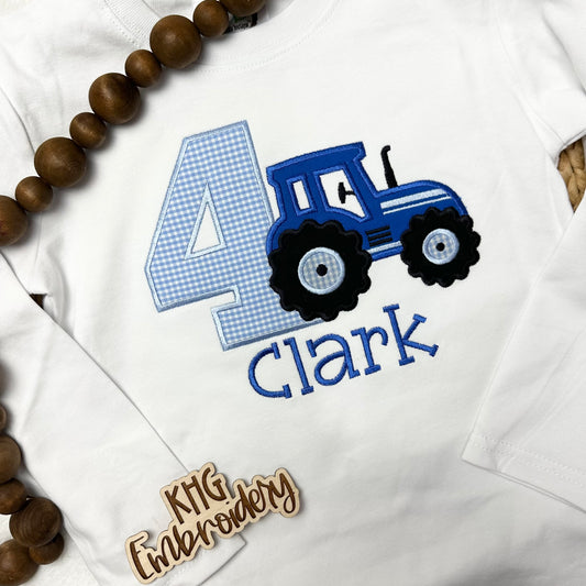 Tractor Birthday Shirt