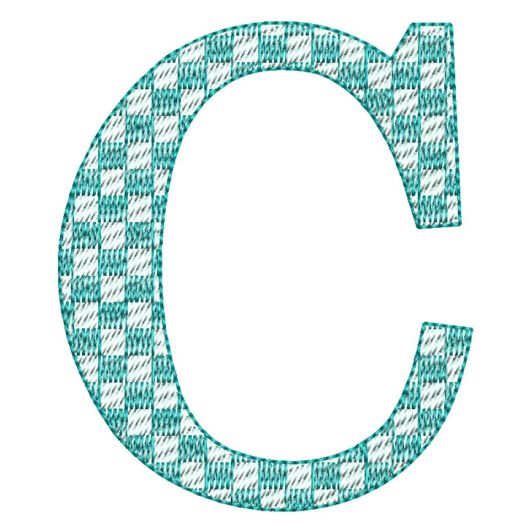 Checkered Font