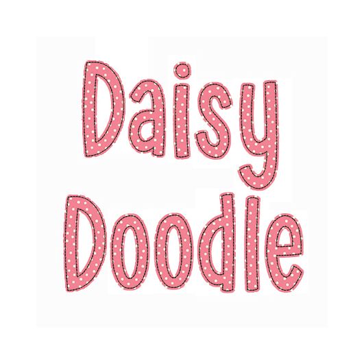 Daisy Doodle Applique Font