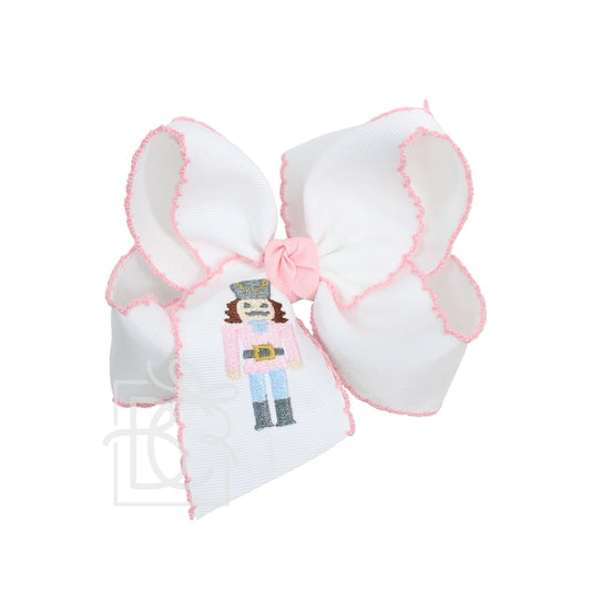 4.5" Nutcracker Embroidered Bow (Large)