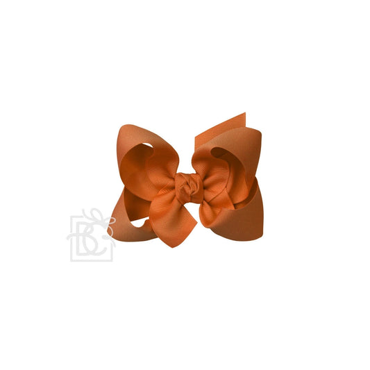 4.5" Ginger Grosgrain Bow (Large)