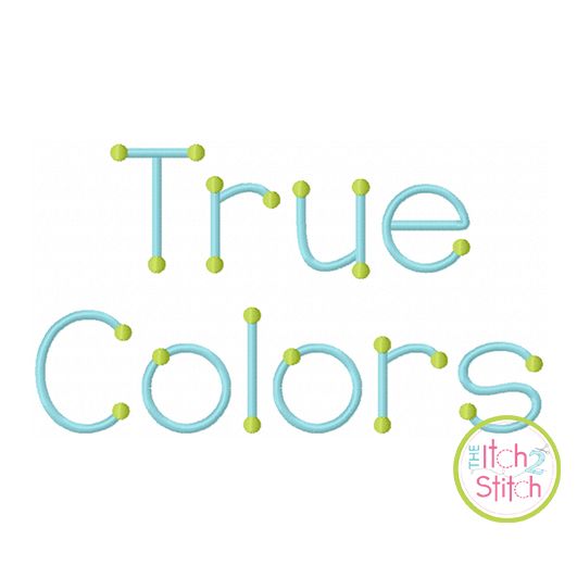 True Colors Font
